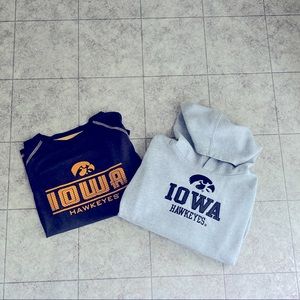 Boys size 7 Iowa Hawkeyes shirts